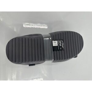 Coface Mens Gray Memory Foam Slippers Comfort Indoor Outdoor Clog Shoes Size 9.5